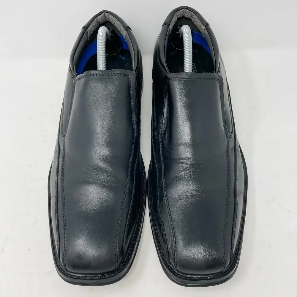 Dockers Black Leather Slip On Loafers Mens Size 11